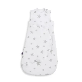 SnuzPouch Sleeping Bag, 2.5 Tog - Grey Star, 0-6M