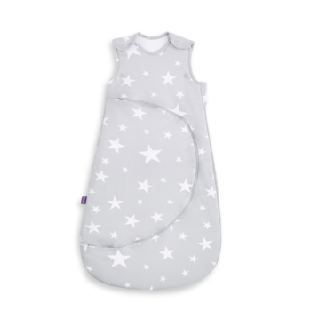 SnuzPouch Sleeping Bag, 2.5 Tog - White Star, 0-6M