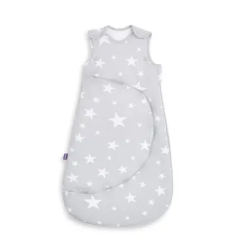 SnuzPouch Sleeping Bag, 2.5 Tog - White Star, 0-6M
