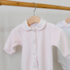 Gloop 100% Organic Cotton Babygrow (Size 1 or 3 Months) - Blush Rose