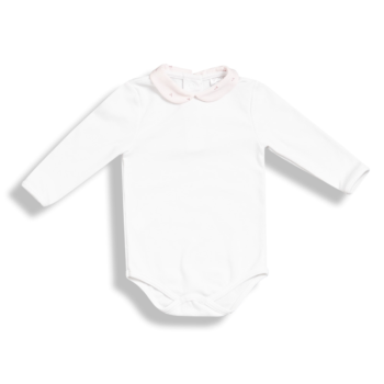 Gloop 100% Organic Cotton Bodysuit (Size 1 or 3 Months) – Blush Rose
