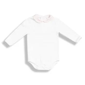 Gloop 100% Organic Cotton Bodysuit (Size 1 or 3 Months) – Blush Rose