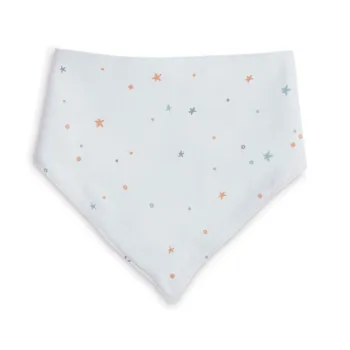 Gloop 100% Organic Cotton Bandana Bib - Magic Sky