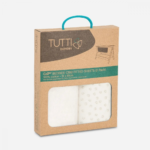 Tutti Bambini CoZee Fitted Sheets (2 Pack) - Neutral Pebble