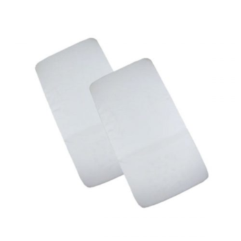Cuddles Collection Plain Next 2 Me Baby Crib Sheets - White | 86 x 50 cm