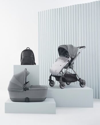 Silver Cross Dune With First Bed Carrycot and Fashion Pack - Glacier