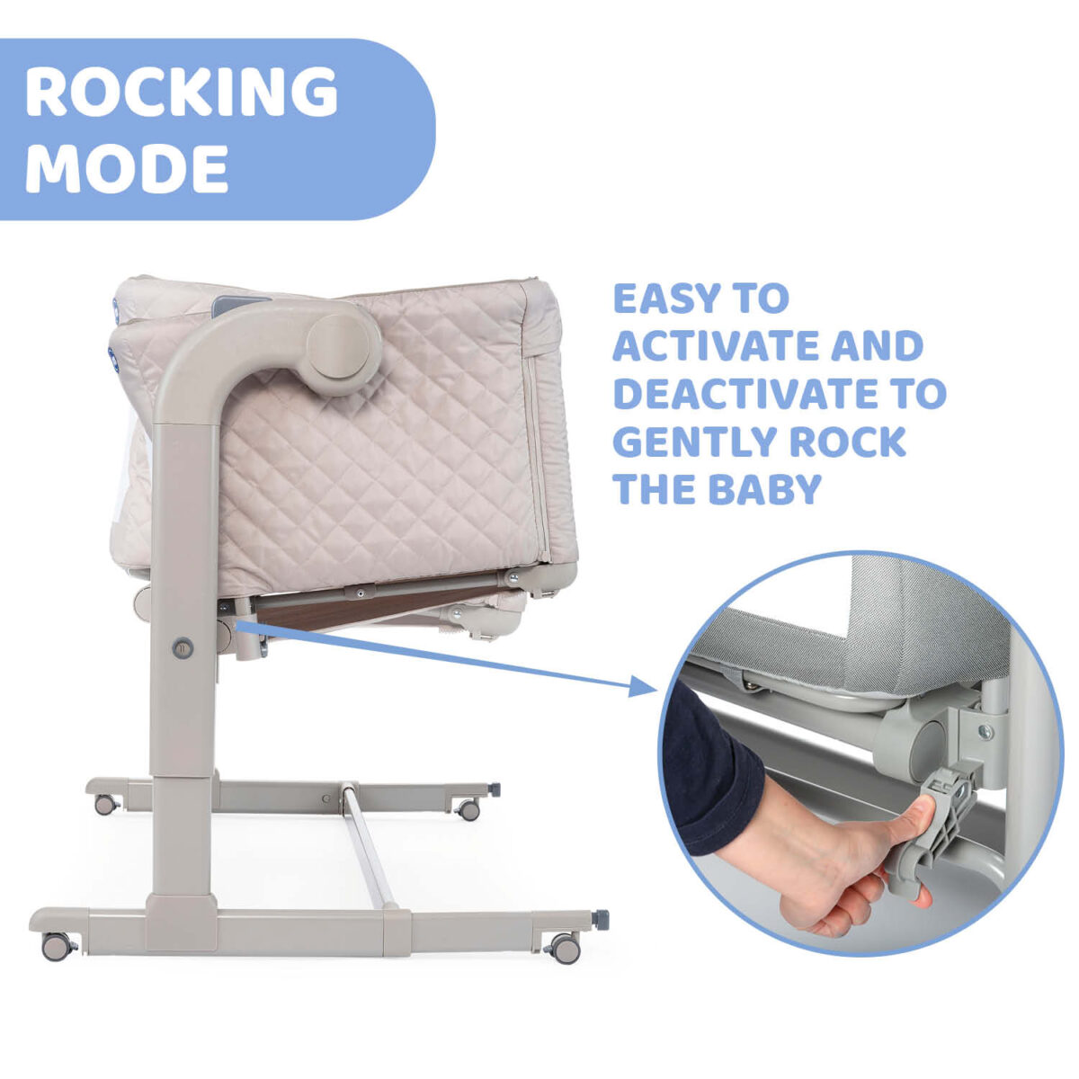 Chicco Next2Me Magic Side-Sleeping Crib - Beige - Image 3
