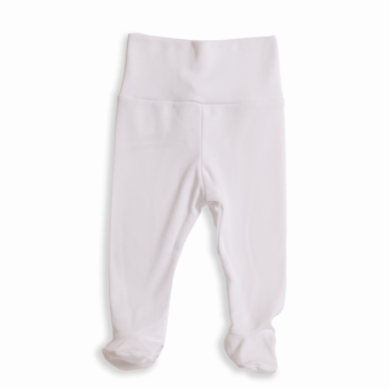 Gloop 100% Organic Cotton 2 Pack Leggings (Size 3 Months) - White