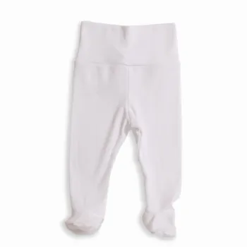 Gloop 100% Organic Cotton 2 Pack Leggings (Size 1 Month) - White
