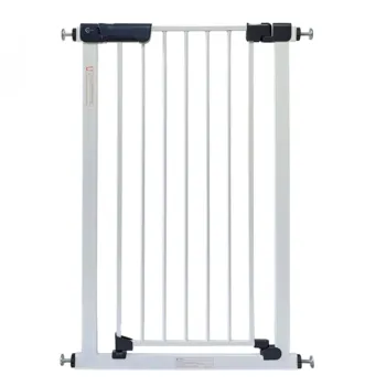 Callowesse Kuvasz Tall & Narrow Safety Gate | 66-73cm x H96cm | Pressure Fit for Doors & Stairs | White