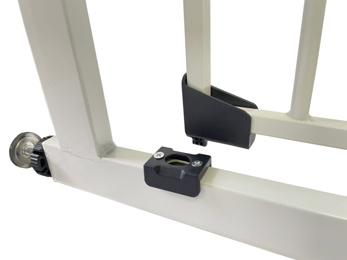 Callowesse Kuvasz Stair Gate 76-83cm cm x H76cm | Pressure Fit | Suitable for Doors and Stairs | White - Image 11