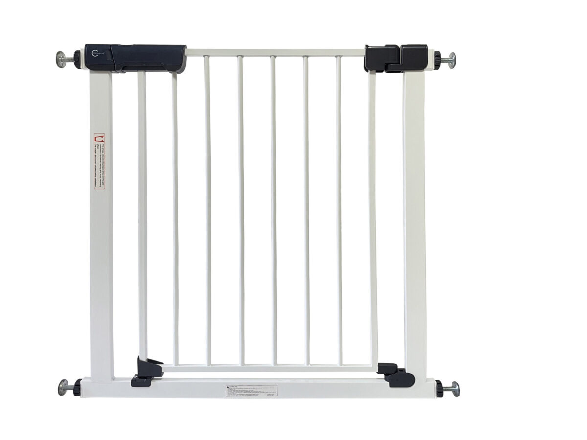 Callowesse Kuvasz Stair Gate 83-90cm x H76cm | Bundle including 7cm Extension | Suitable for Doors and Stairs | White - Image 2