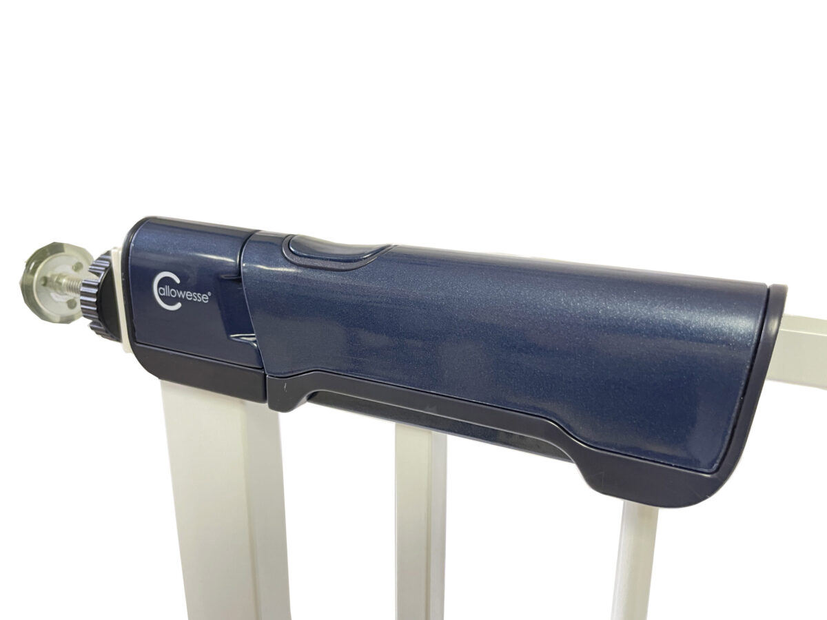 Callowesse Kuvasz Stair Gate 76-83cm cm x H76cm | Pressure Fit | Suitable for Doors and Stairs | White - Image 9