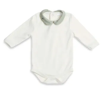 Gloop 100% Organic Cotton Body Suit (Size 3 Month) - Organic Green