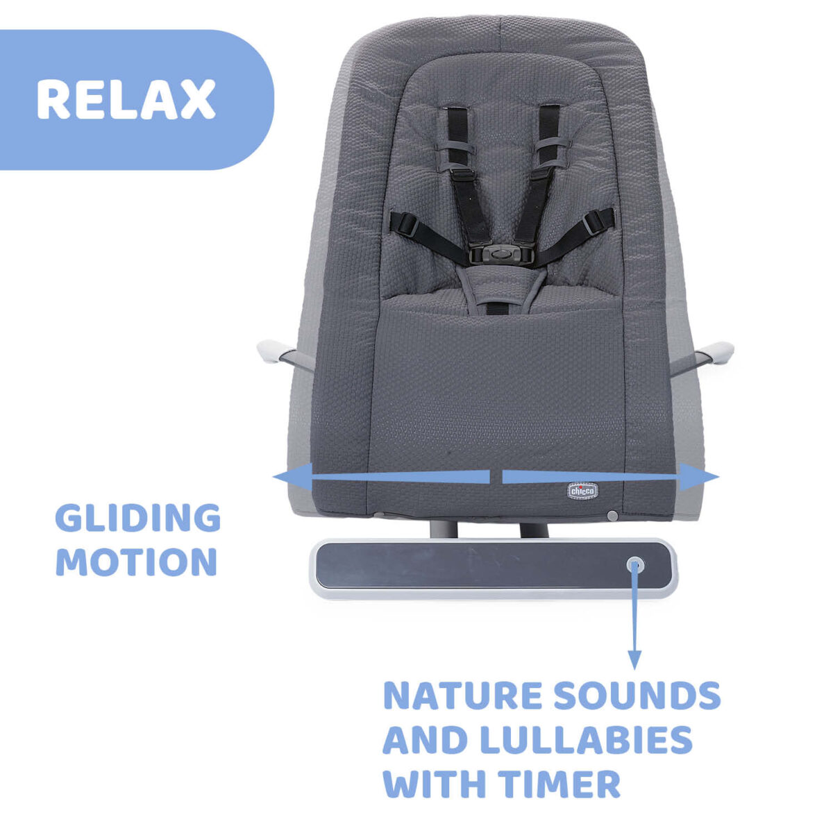 Chicco Rhythm 'N' Sound - Moon Grey - Image 3