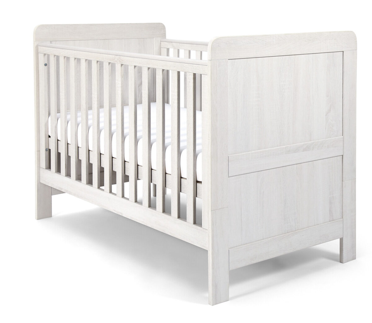 Mamas & Papas Atlas Cot Bed - Nimbus White - Image 2