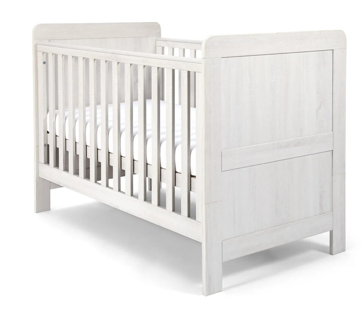 Mamas & Papas Atlas Cot Bed - Nimbus White - Image 2