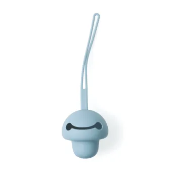 Gloop Silicone Pacifier Holder & Case - Dusty Blue