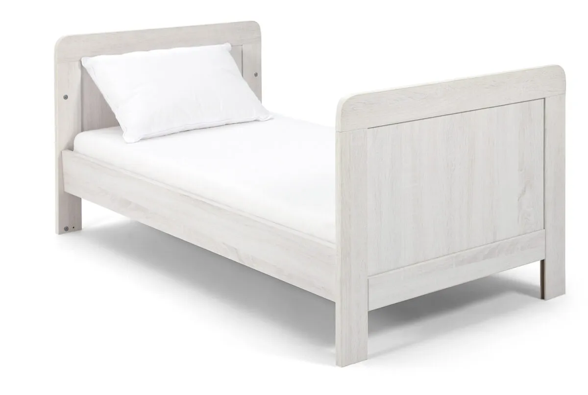 Mamas & Papas Atlas Cot Bed - Nimbus White - Image 3