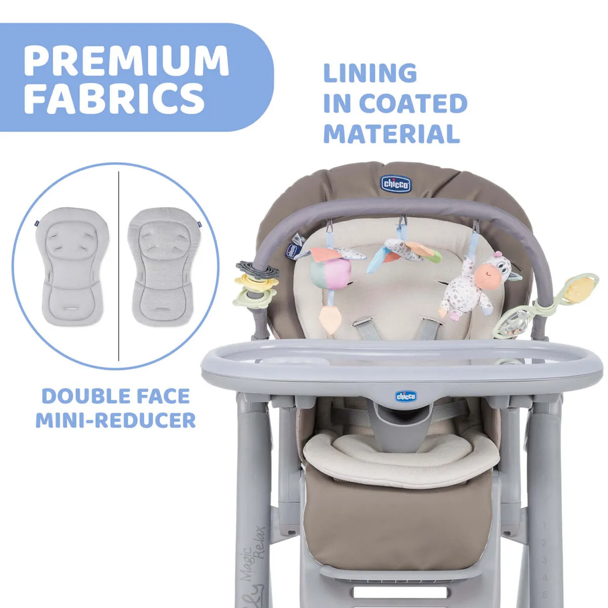 Chicco Polly Magic Relax Highchair - Cocoa - Image 3