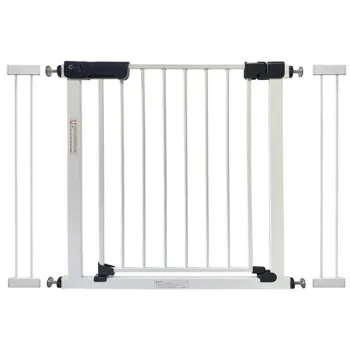 Callowesse Kuvasz Stair Gate | 104-111cm x H76cm Bundle including 2x 14cm Extension |  White