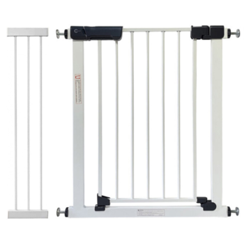 Callowesse Kuvasz Narrow Stair Gate 87-94cm x H76cm | Bundle including 21cm Extension | Suitable Child or Pet| White