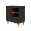 Tutti Bambini Como Chest Changer - Slate Grey & Rosewood