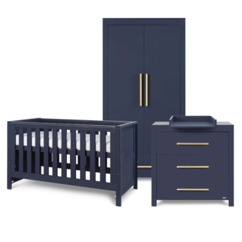 Tutti Bambini Tivoli 3 Piece Nursery Furniture Room Set - Navy