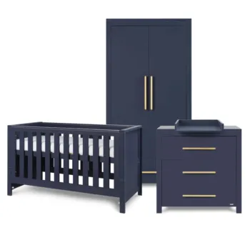 Tutti Bambini Tivoli 3 Piece Nursery Furniture Room Set - Navy