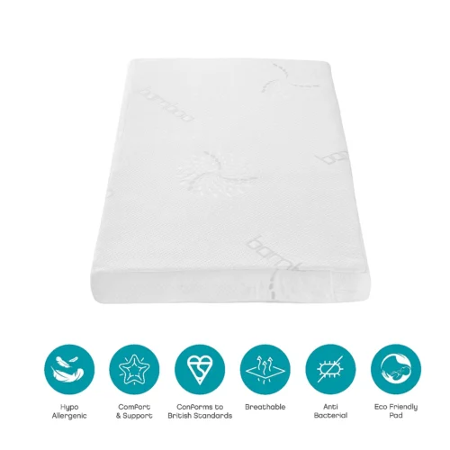 Tutti Bambini Coir Fibre Cot Bed Mattress - 70 x 140cm