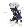 Inglesina Quid2 Stroller - Vespa Dimensions