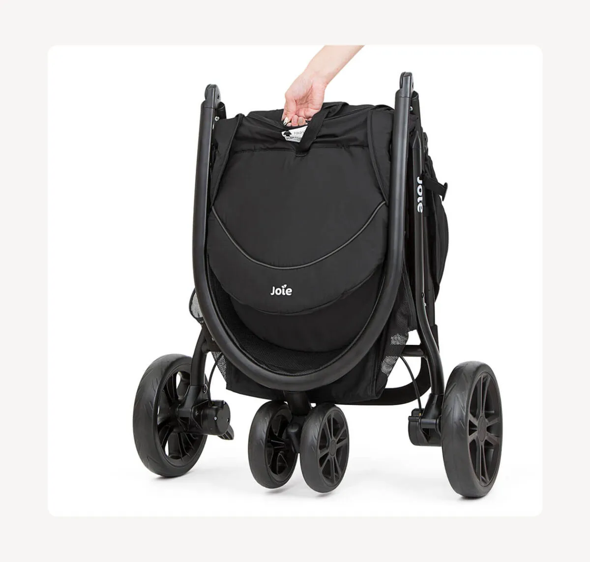 Joie Litetrax 2 in 1 3 Wheel Stroller Coal Olivers BabyCare