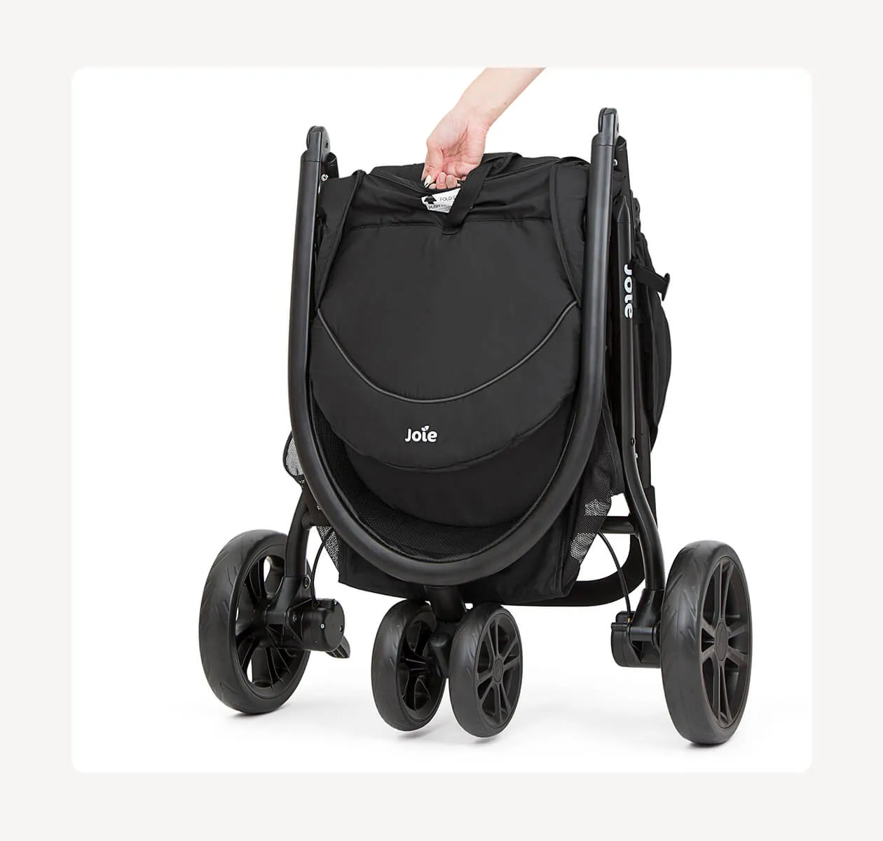 Joie Litetrax 2 in 1 3 Wheel Stroller - Coal - Image 5