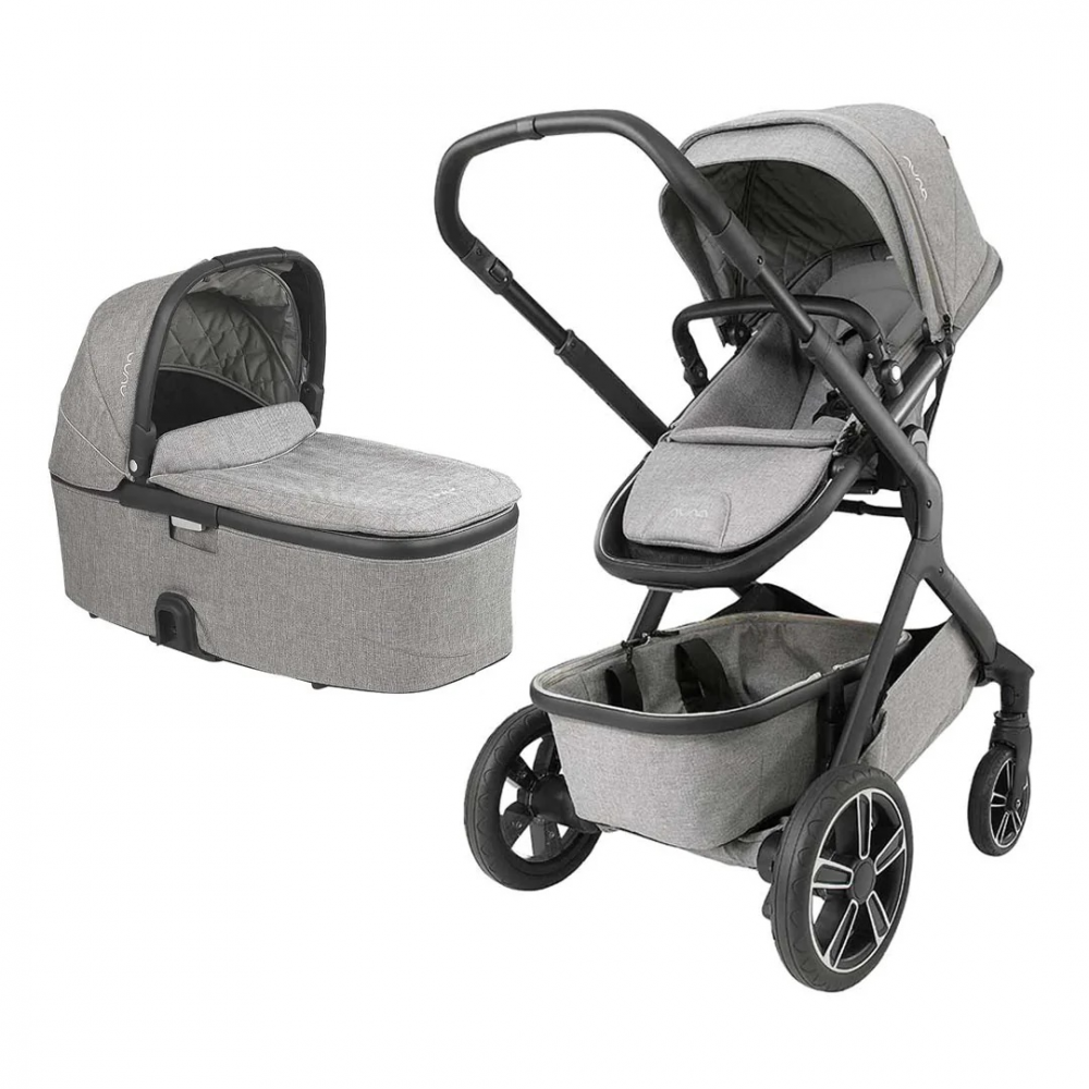 Nuna Demi Grow Pushchair + CarryCot Bundle - Frost