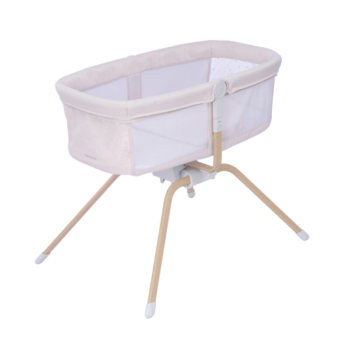 Babymore Air Motion Gliding Crib - Cream