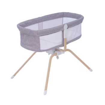 Babymore Air Motion Gliding Crib - Slate
