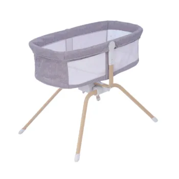 Babymore Air Motion Gliding Crib - Slate