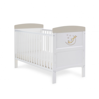 Obaby Grace Inspire Guess How Much I Love You Cot Bed - To The Moon And Back