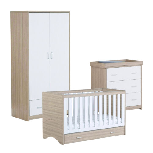 Babymore-Veni-3-Piece-Room-Set-With-Drawer-OAK-WHITE-6