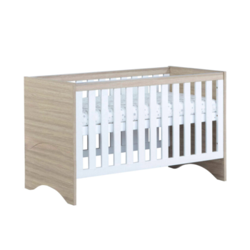 Babymore Veni Cot Bed - Oak White