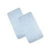 Cuddles Collection Plain Crib Sheets 40 x 94cm - Blue
