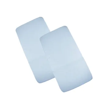 Cuddles Collection Plain Crib Sheets 40 x 94cm - Blue