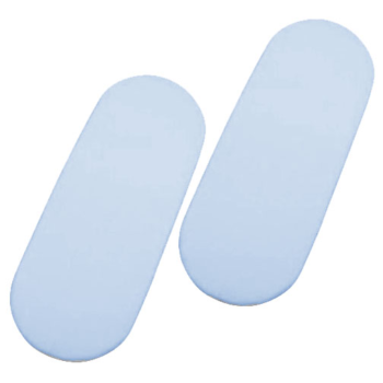 2Pack Cuddles Collection Fitted Moses Basket Sheets – Blue – 30cm x 73cm 