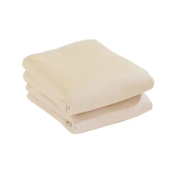 Cuddles Collection 2 Pack Cot Bed Fitted Sheets - Cream