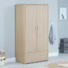 Babymore Luno Veni Wardrobe - Oak