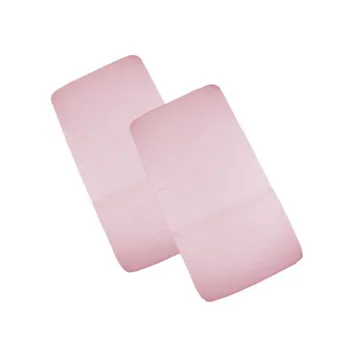 Cuddles Collection Plain Crib Sheets - Pink