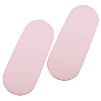 2Pack Cuddles Collection Fitted Moses Basket Sheets – Pink – 30cm x 73cm 