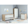 Babymore Veni 3 Piece Nursery Furniture Room Set - Oak White - 4