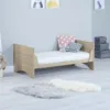 Babymore Veni Cot Bed - Oak