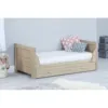 Babymore Veni Cot Bed with Drawer - Oak